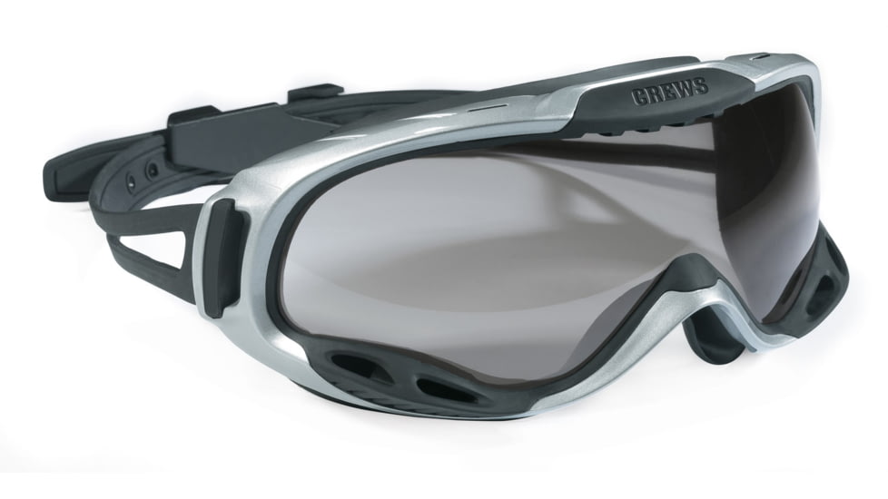 MCR Safety PGX120AF PGX1 Series Safety Goggles, UV-AF Anti-Fog Lens, Adjustable Elastic Strap, Clear, One Size, PGX120AF