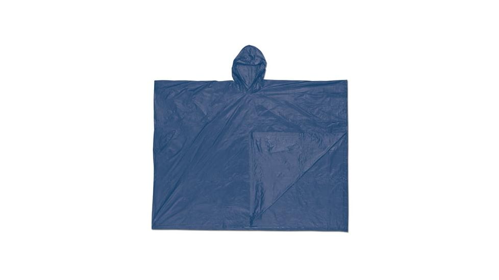MCR Safety Poncho Disp Pvc 1PLY Blue O43