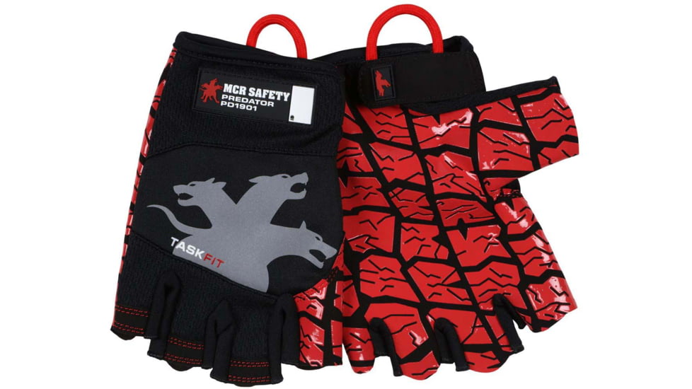MCR Safety Predator Mt Taskfit Fingerless Silicone - PD1901XXL
