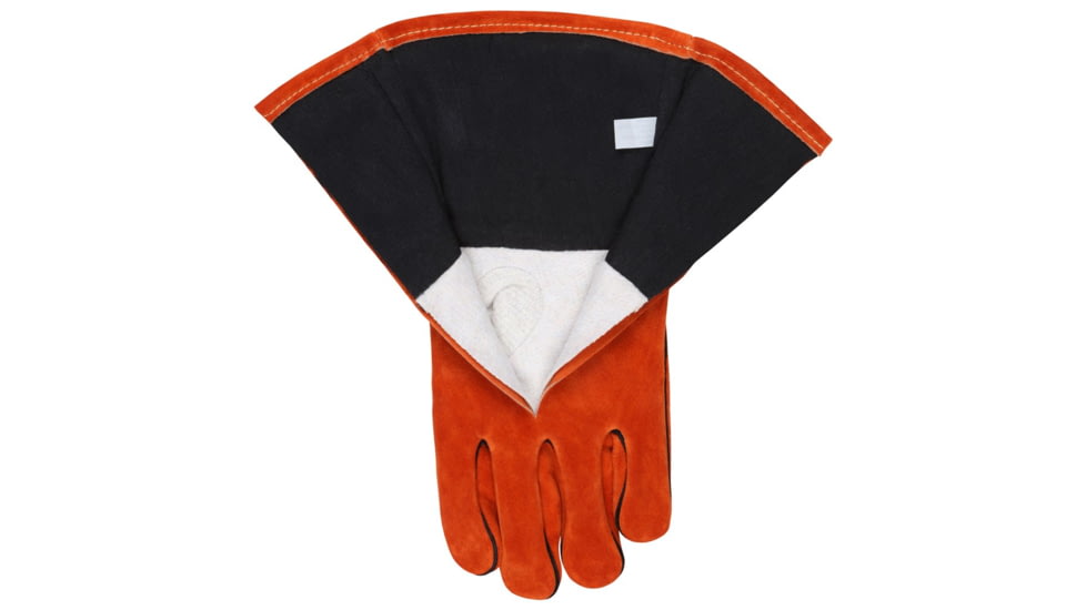 MCR Safety Red Ram Leather Welding Work Gloves, Premium Side Split Leather, Full Jersey Lined and Welted, Russet, X - Large, 4720
