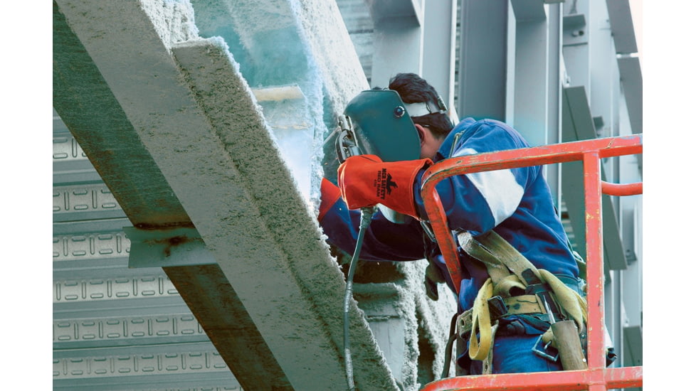 MCR Safety Red Ram Leather Welding Work Gloves, Premium Side Split Leather, Full Jersey Lined and Welted, Russet, X - Large, 4720