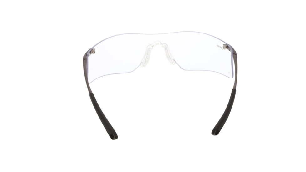 MCR Safety Rubicon T4 Series Safety Glasses with Lens UV-AF Anti-Fog Coating Curved Frameless Lens Design, Clear, One Size, T4110AF