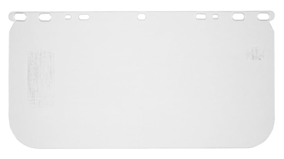 MCR Safety Safety Face Shield Single Matrix Replacement Window. Impact Resistant Polycarbonate, .040 Inches in Thickness, Clear, One Size, 487400
