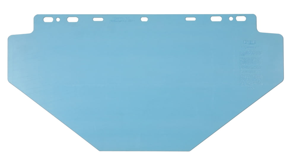 MCR Safety Safety Face Shield - Universal, Impact Resistant Polycarbonate Material, .040 Inches in Thickness, Clear, One Size, 102040PC