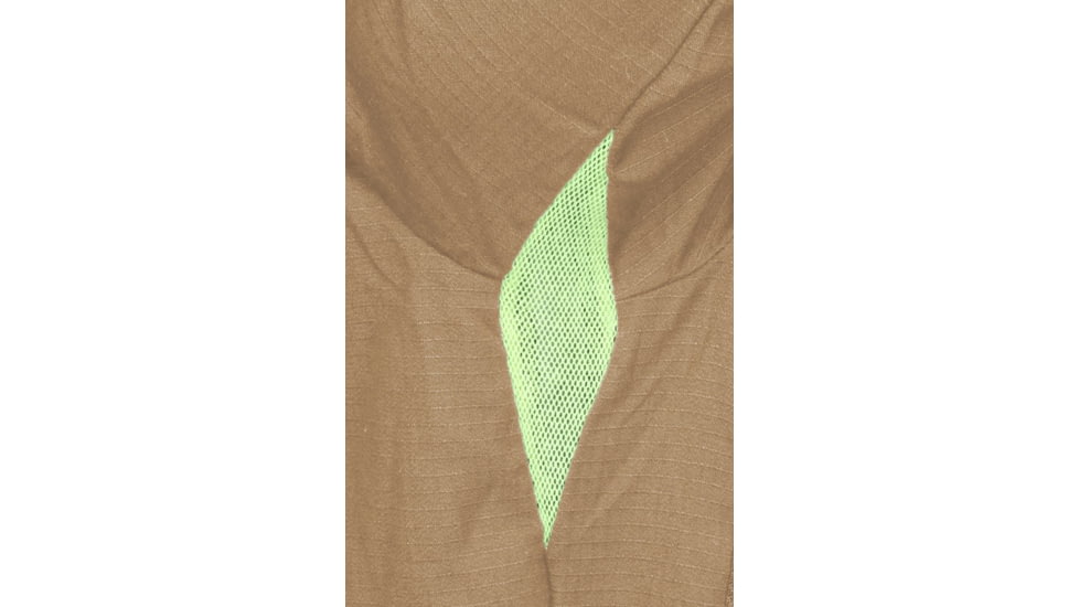 MCR Safety Summit Breeze Flame Resistant Shirt, 5.5oz Inherent Blend, Long Sleeve with Vented Underarms and Back, CAT 2, Tan, S, SBS1003S
