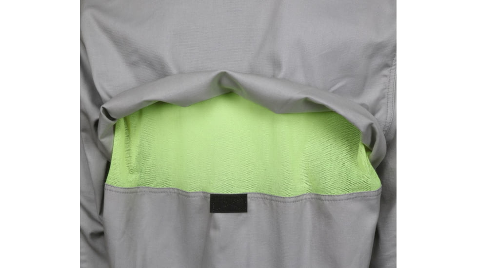 MCR Safety SBS2001XLT Summit Breeze Flame Resistant Shirt, 7oz 100% Cotton, with Vented Underarms and Back, CAT 2, Gray, XL, SBS2001XLT