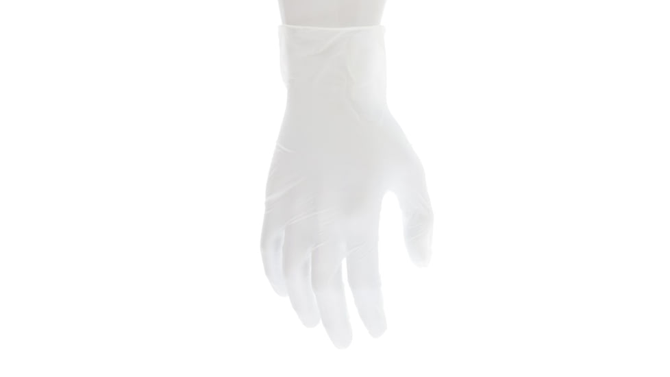 MCR Safety SensaTouch Disposable Clear Vinyl Gloves, Powder Free Industrial Food Service Grade, 9.5in Length, 5 mil Thickness, Clear, Medium, 5015M
