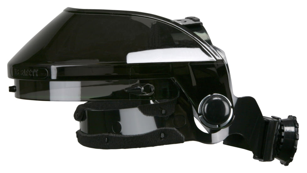 MCR Safety Single Matrix Headgear Accepts Single Matrix Face Shields, Lightweight and Adjustable Size, Gray, One Size, 482000
