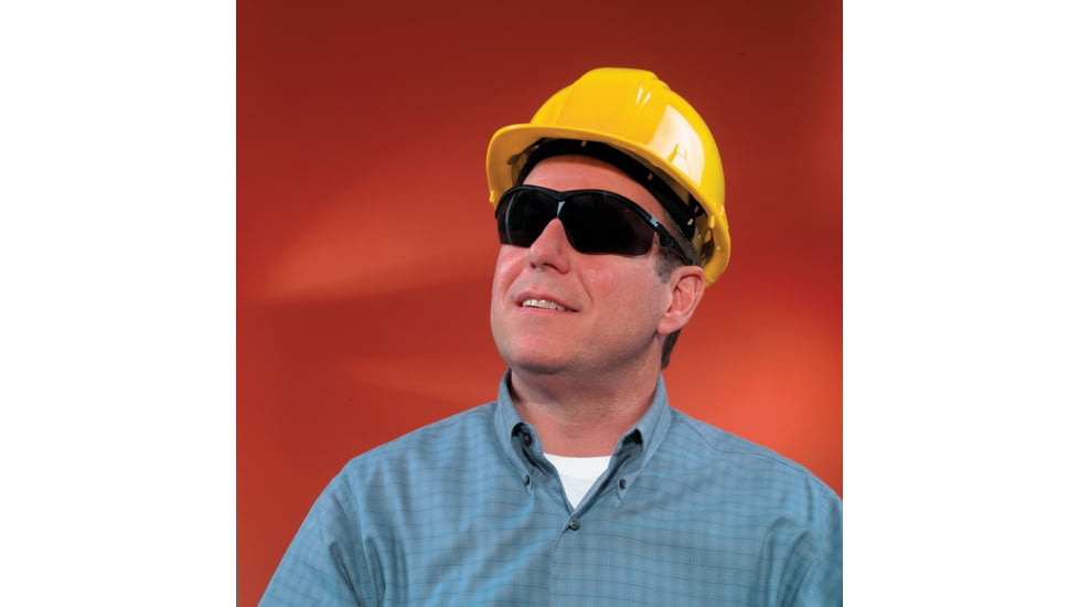 MCR Safety ST1 Series Safety Glasses, Non-Slip Temple Grips, Gray, One Size, ST112