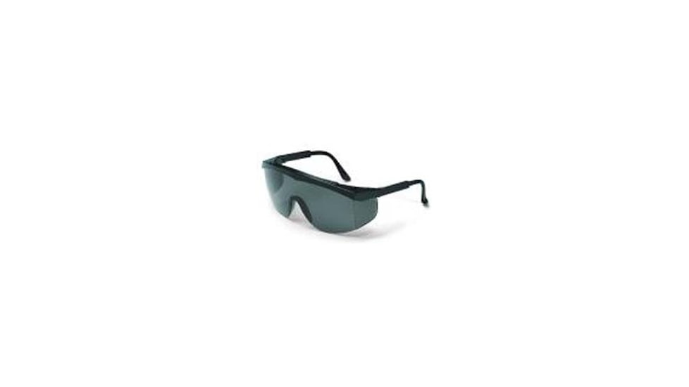 MCR Safety Stratos Black Frame Grey Lens SS112