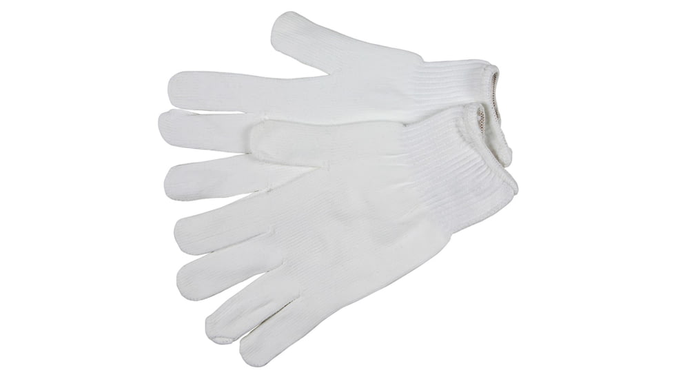 MCR Safety String Knit Work Gloves, 10 Gauge Regular Weight, Nylon, White, X - Small, 9630XSM
