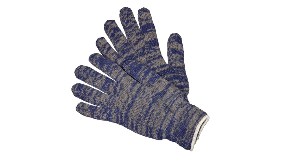 MCR Safety String Knit Work Gloves, 7 Gauge Economy Weight, Cotton Polyester, Multi-Color, Large, 9642L