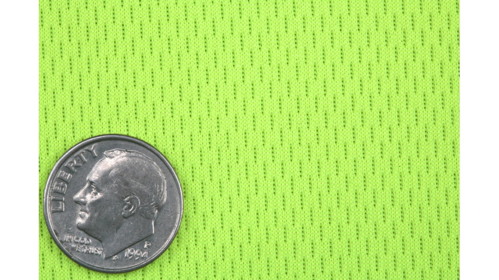 MCR Safety STSCL2MSLX3 Hi Vis Safety Work T-Shirts, Soft Poly Birdseye Mesh, Short Sleeve and Tagless Design, ANSI 107 Type R Class 2, Fluorescent Lime, 3X, STSCL2MSLX3