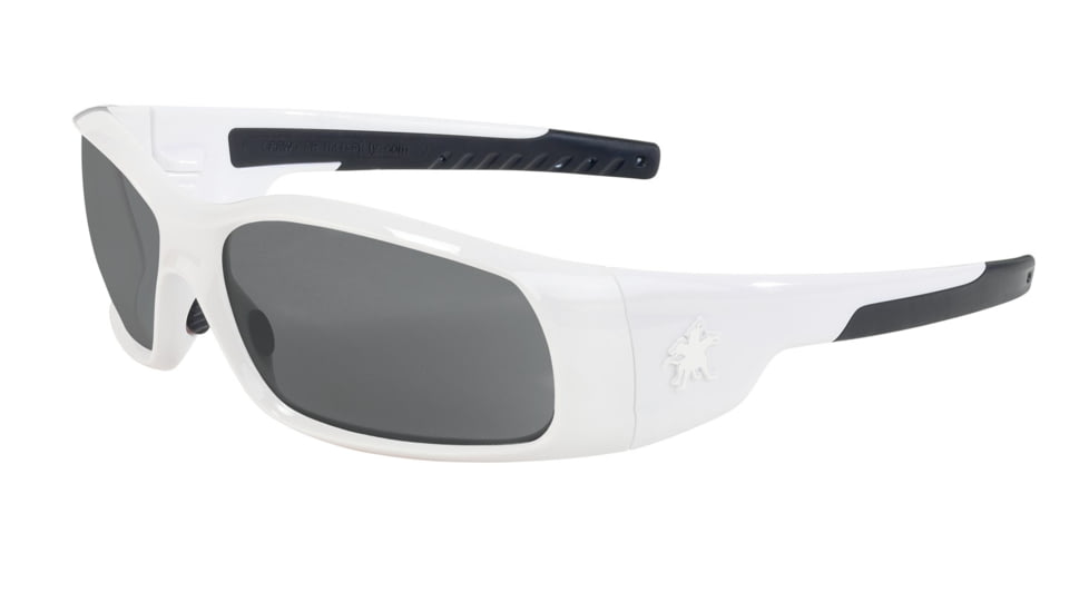 MCR Safety Swagger SR1 Series Safety Glasses with UV-AF Anti-Fog Coating, Soft Non-Slip Nose Piece and Temples, Gray, One Size, SR122AF