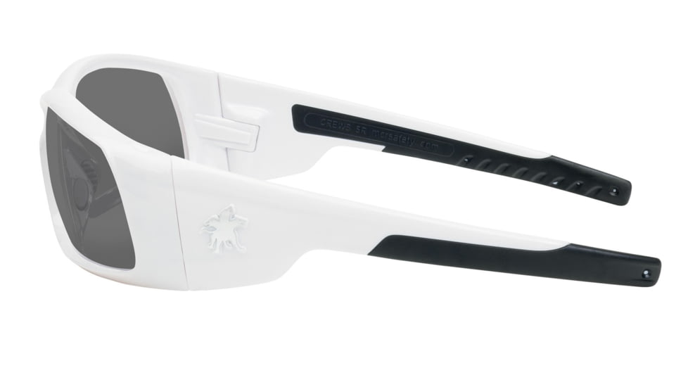 MCR Safety Swagger SR1 Series Safety Glasses with UV-AF Anti-Fog Coating, Soft Non-Slip Nose Piece and Temples, Gray, One Size, SR122AF