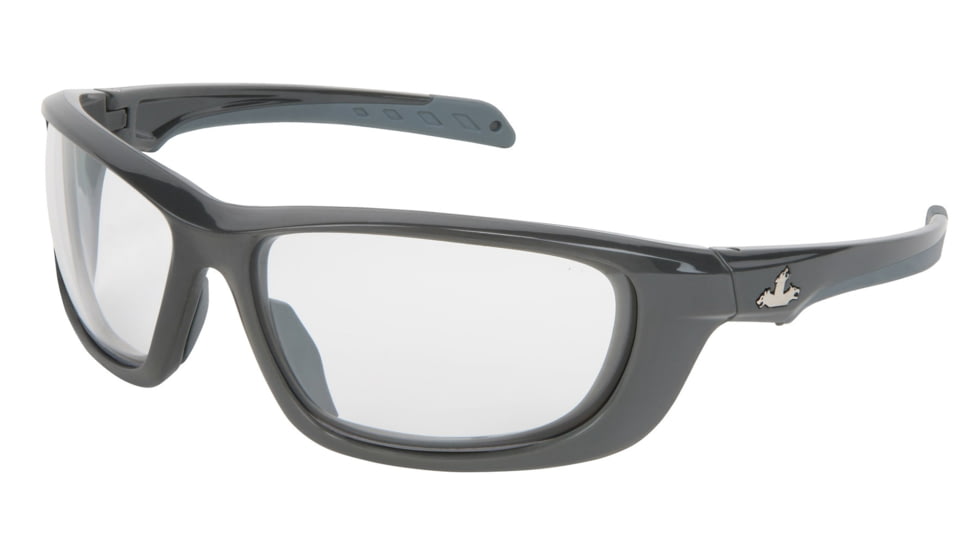 MCR Safety Swagger UD1 Series Safety Glasses, MAX6 Anti-Fog Coating, Co-Injected TPR over Polycarbonate Temples, Clear, One Size, UD110PF