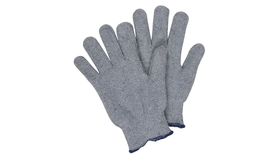 MCR Safety Terrycloth Work Gloves, 14oz Regular Weight Loop-out Fabric, Seamless and Reversible, Comfortable Knit Wrist, Gray, Large, 9428KM