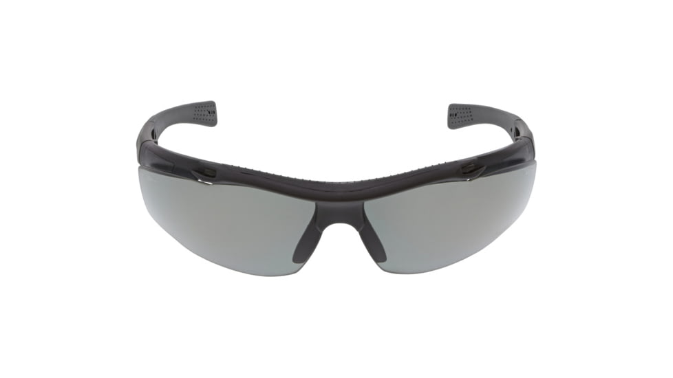MCR Safety Tier1 T122 Tactical Gear Safety Glasses, Matte Black Frame, Grey MAX6 Superior Anti-Fog Lens, One Size, T12212P