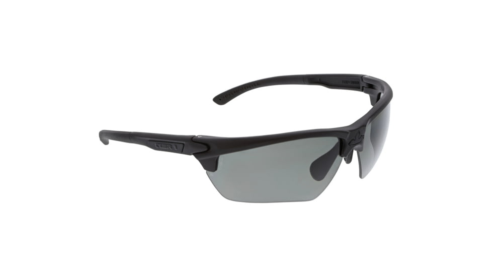 MCR Safety Tier1 T123 Tactical Gear Safety Glasses, Matte Black Frame, Gray MAX36 Polar Superior Anti-Fog Lens, One Size, T12312DZ