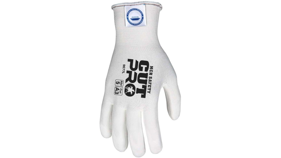 MCR Safety Cut Pro 13-Gauge Dyneema Diamond Technology Cut Resistant Work Gloves, Medium, 9677M
