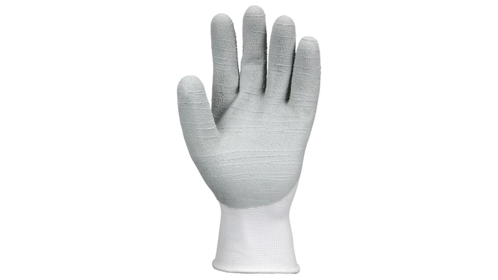 MCR Safety UltraTech Work Gloves, 13 Gauge Nylon Shell, Gray/White, Large, 9698L