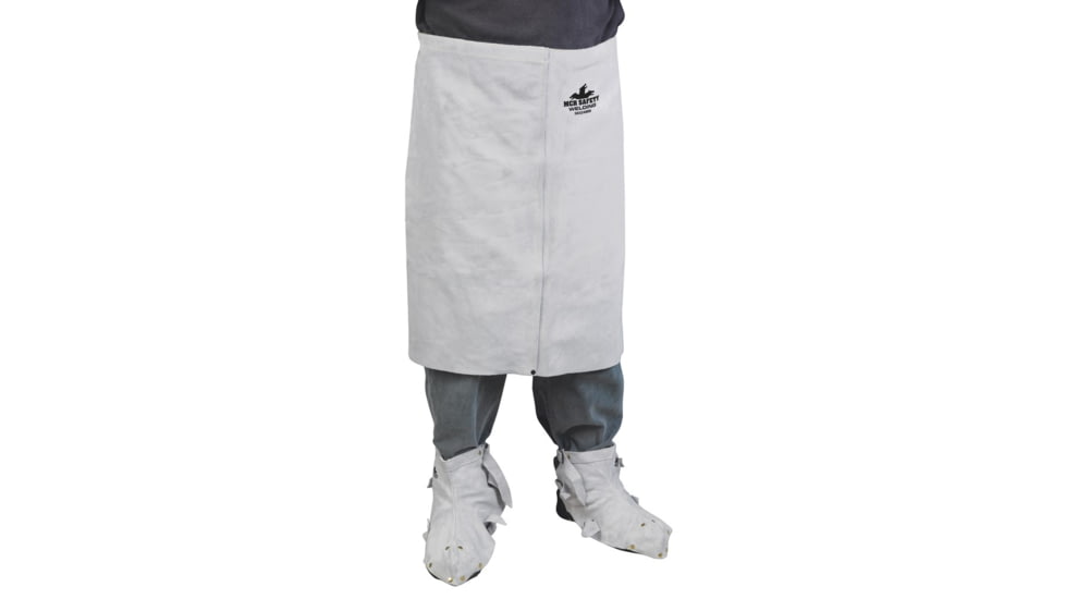 MCR Safety Welding Waist Apron, 24in x 24in, Gray, One Size, 38324MW