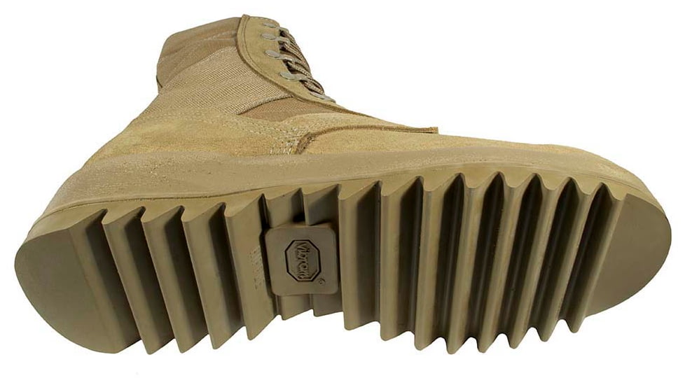 McRae Footwear Hot Weather Coyote Ripple Sole Combat Boot w/ Vibram Ripple Outsole, Coyote, 8.5, 8188-8.5
