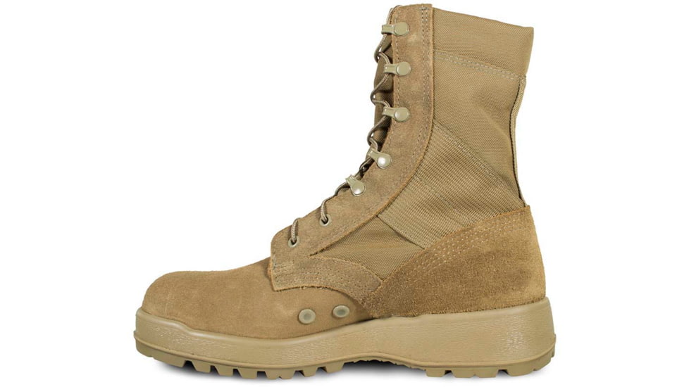 McRae Footwear Mil-Spec Hot Weather Coyote Boot w/ Vibram Sierra Outsole, Coyote, 7, 8189-7