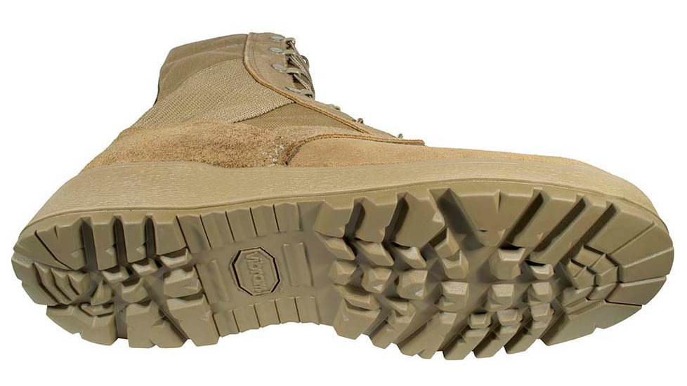 McRae Footwear Mil-Spec Hot Weather Coyote Boot w/ Vibram Sierra Outsole, Coyote, 7, 8189-7