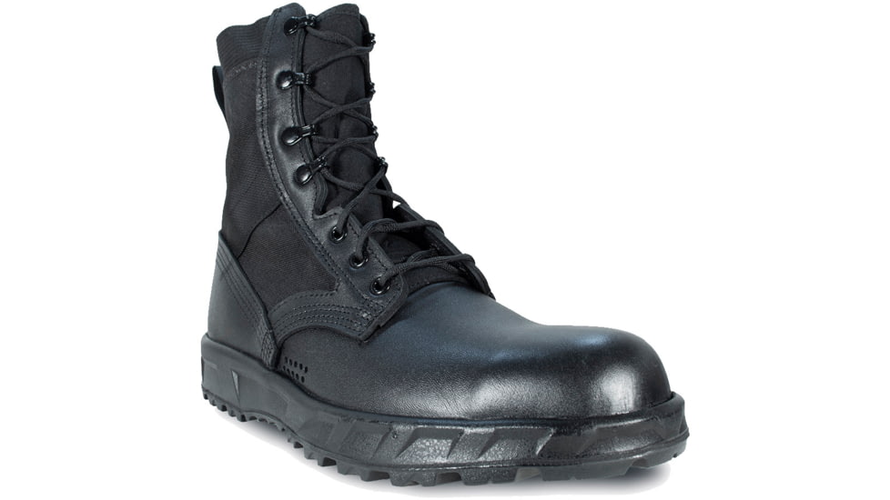 McRae Footwear T2 Ultra Light Hot Weather Combat Boot-Black w/ Vibram P439R, Black, 8, 9301-8