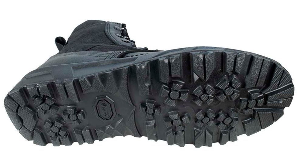 McRae Footwear T2 Ultra Light Hot Weather Combat Boot-Black w/ Vibram P439R, Black, 8, 9301-8