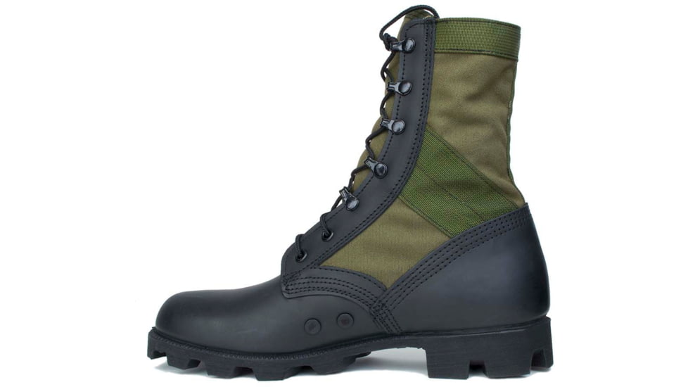 McRae Footwear Vietnam Era Jungle Boot w/ Panama Outsole, OD, 7, 7189-7