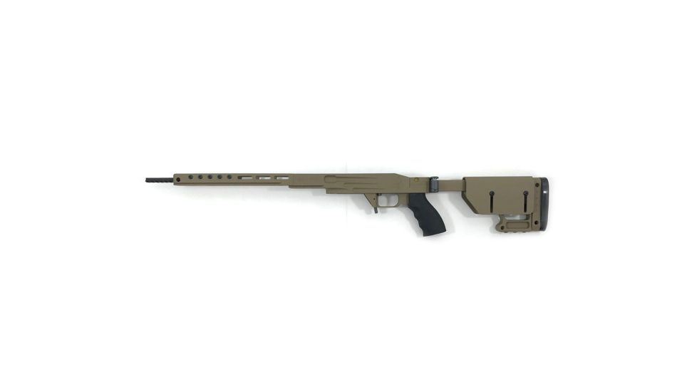 McRees Precision G10 Competition Stock System, REM700, Short Action, Side Folder, Right Hand, Flat Dark Earth, R700-SA-G10-RH-FLD-FDE