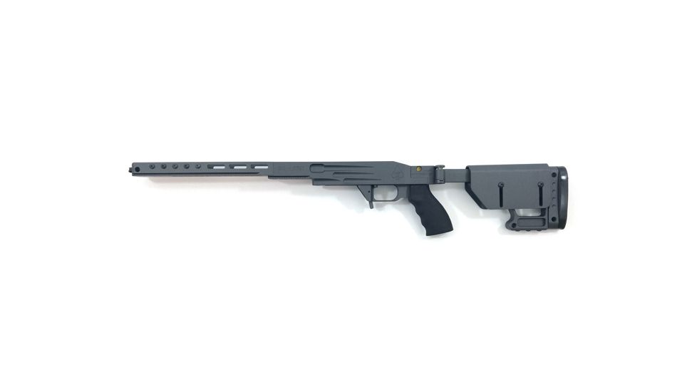McRees Precision G10 Competition Stock System, REM700, Short Action, Side Folder, Right Hand, Sniper Grey, R700-SA-G10-RH-FLD-SGY