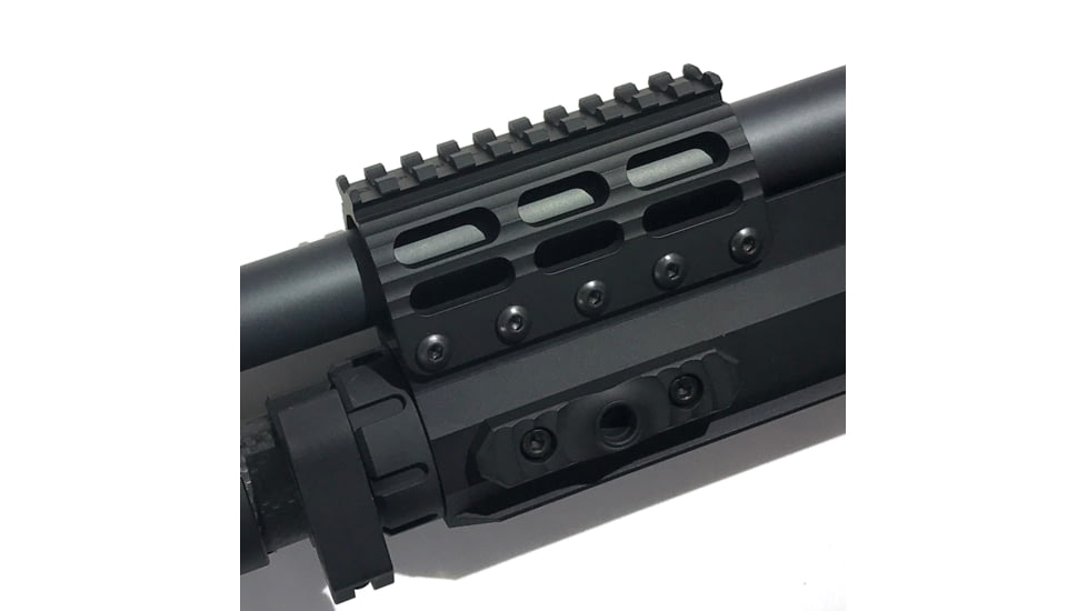 McRees Precision Night Vision Mount, 0 MOA, G5,G7,G10, FAST-4H, Armor Black, MMS-MP-UNS-0MOA-BLK