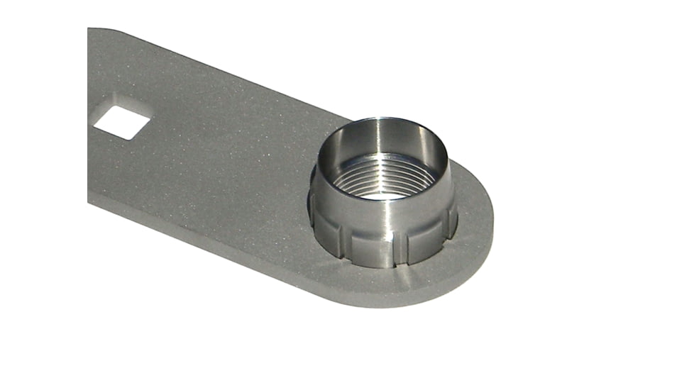 McRees Precision Savage Barrel Nut Wrench, Square Notch, Stainless Steel, Stainless, MMS-BNW-S-SQ-SS