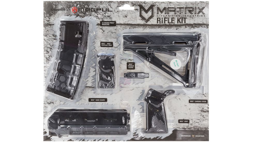 MDI MAGMIL37-TY Kryptek Typhon Magpul MOE Kit Poly AR-15 MAGMIL37TY
