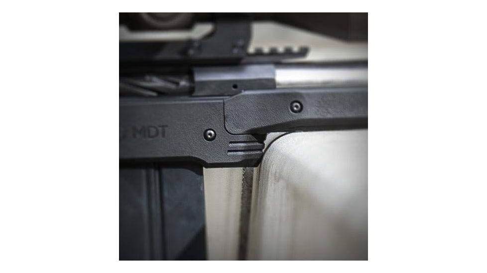 MDT XRS, Rifle Chassis, Ruger American Short Action, Matte Finish, Black, 105345-BLK