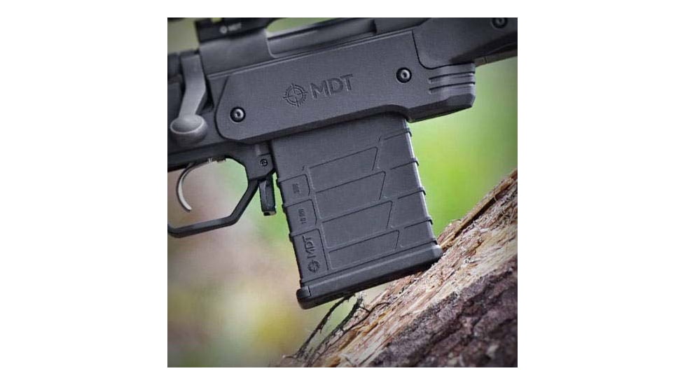 MDT XRS, Rifle Chassis, Ruger American Short Action, Matte Finish, Black, 105345-BLK