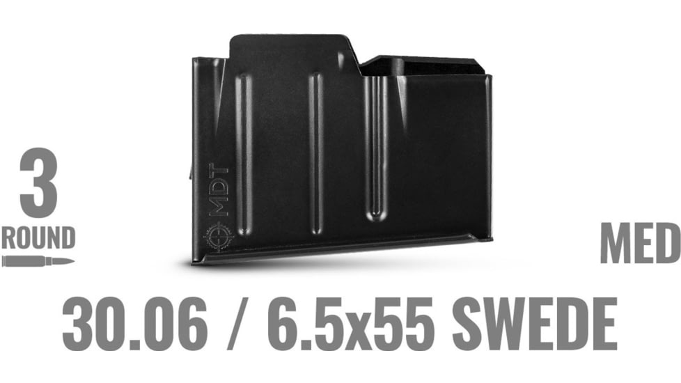 MDT 105879-BLK MDT 3rd 30.06/6.5x55 Swede Black Nitride Stee