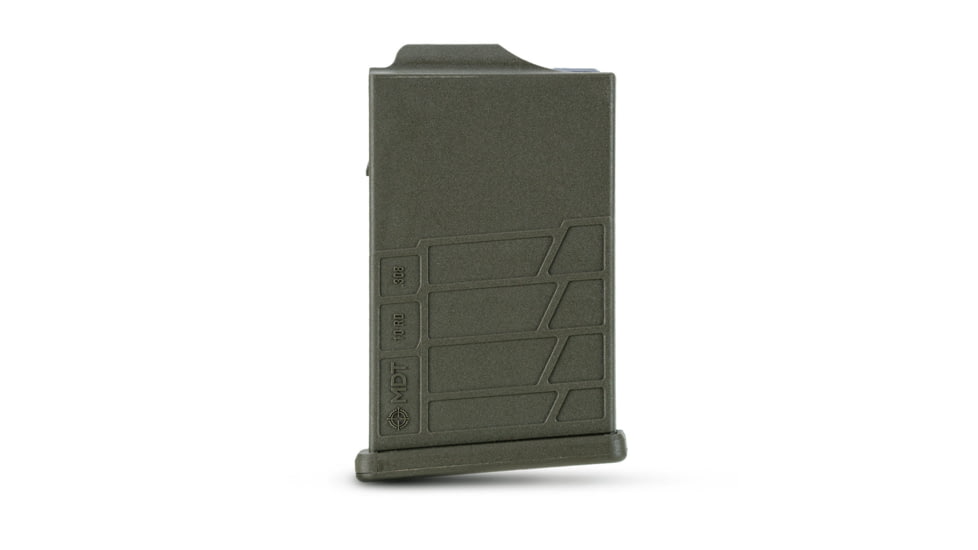 MDT .308/6.5 Creedmoor 10 Round Rifle Magazine, Olive Drab Green, 104447-ODG-10RD