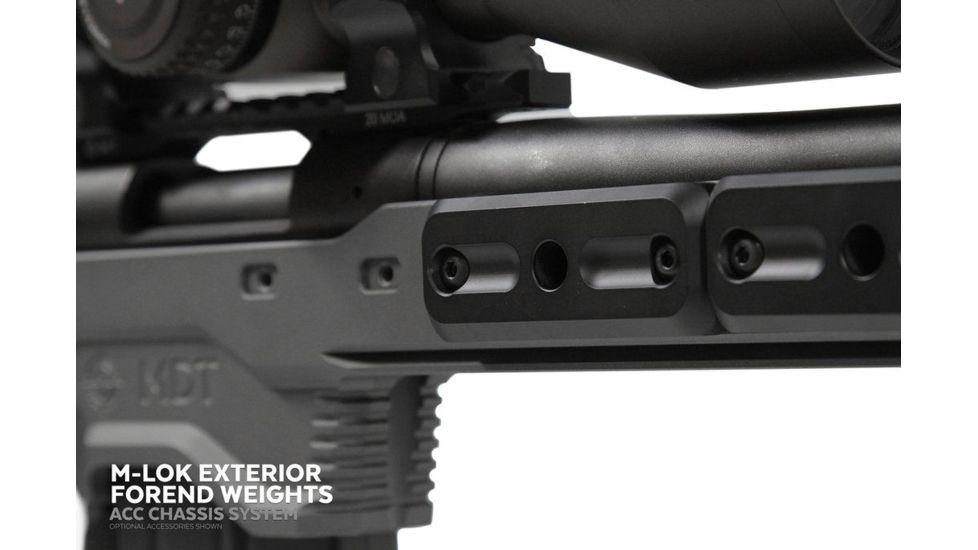 MDT ACC Chassis System, CZ 455 - 22LR / 17HMR, Right Position, Cerakote Tactical Grey, 104305-GRY