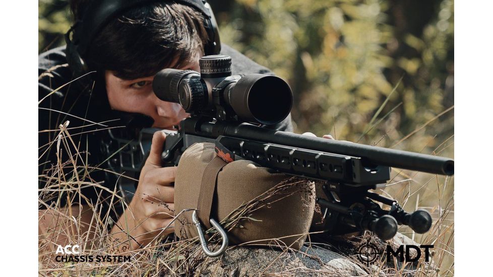 MDT ACC Chassis System, CZ 455 - 22LR / 17HMR, Right Position, Cerakote Tactical Grey, 104305-GRY