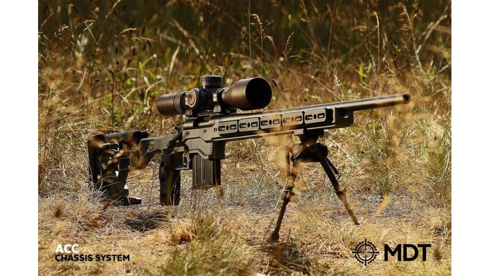 MDT ACC Chassis System-Remington 700 LA, Black, Right Hand, 104453-BLK
