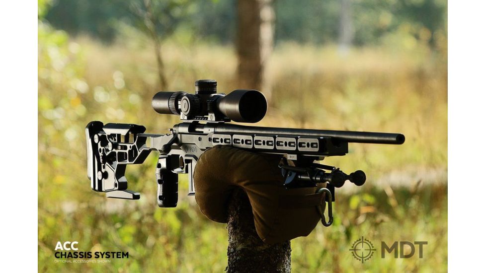MDT ACC Chassis System-Remington 700 LA, Black, Right Hand, 104453-BLK