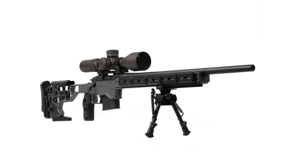 MDT ACC Rifle Chasis System w/Skelton Stock, Howa 1500/Weatherby Vanguard Short Action, Grey 104069-GRY