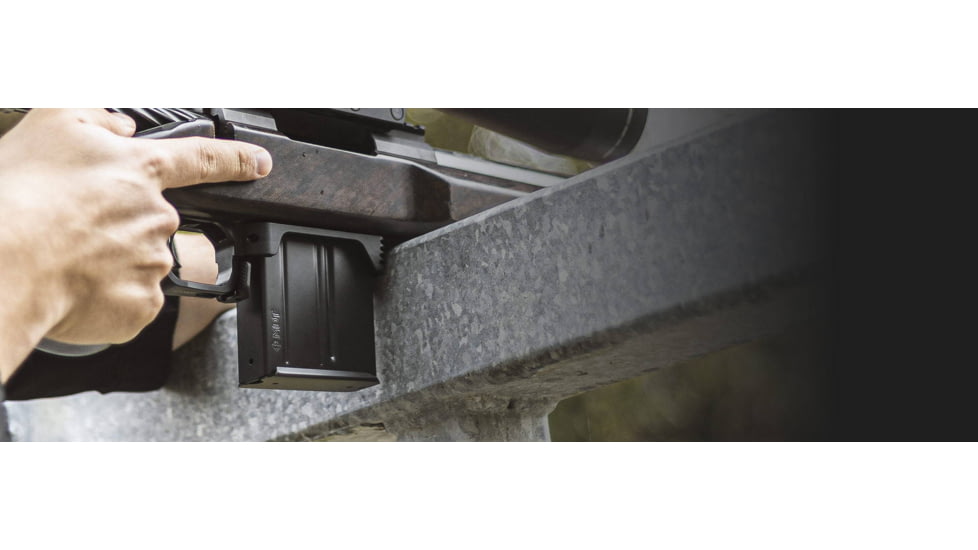 MDT Badger M5 Profile Precison Bottom Metal, Rem700 SA, Black, 107300-BLK