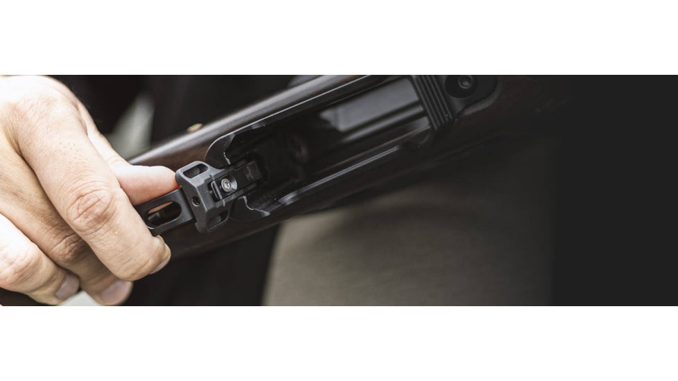 MDT Badger M5 Profile Precison Bottom Metal, Rem700 SA, Black, 107300-BLK