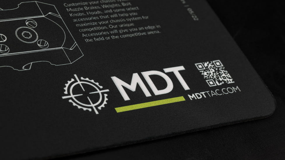 MDT Bench Mat, Black, 107247-BLK