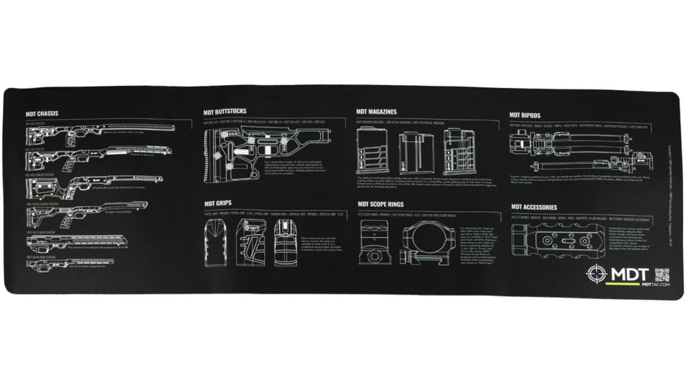MDT Bench Mat, Black, 107247-BLK